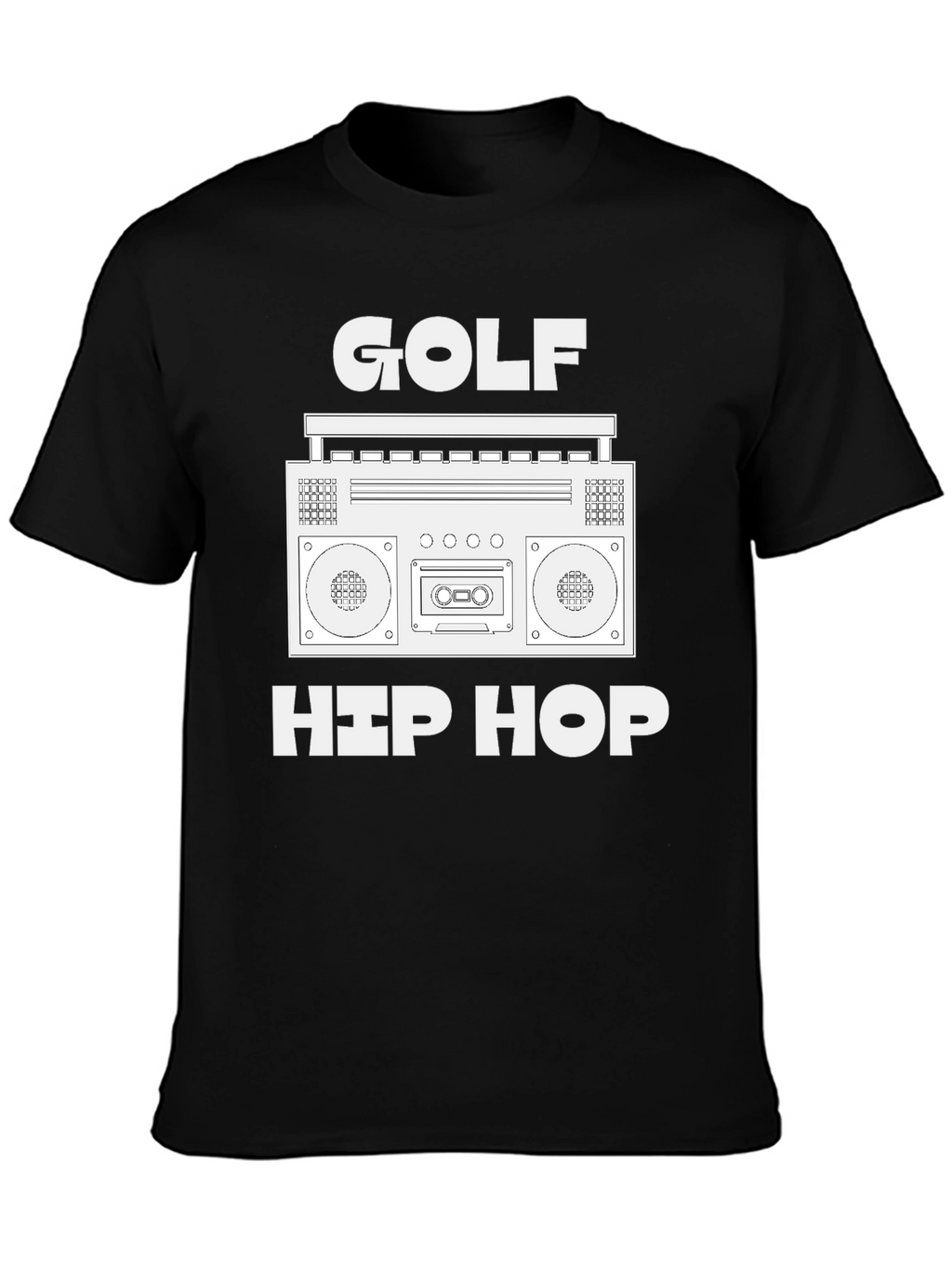 Golf Hip Hop Boombox Graphic Tee