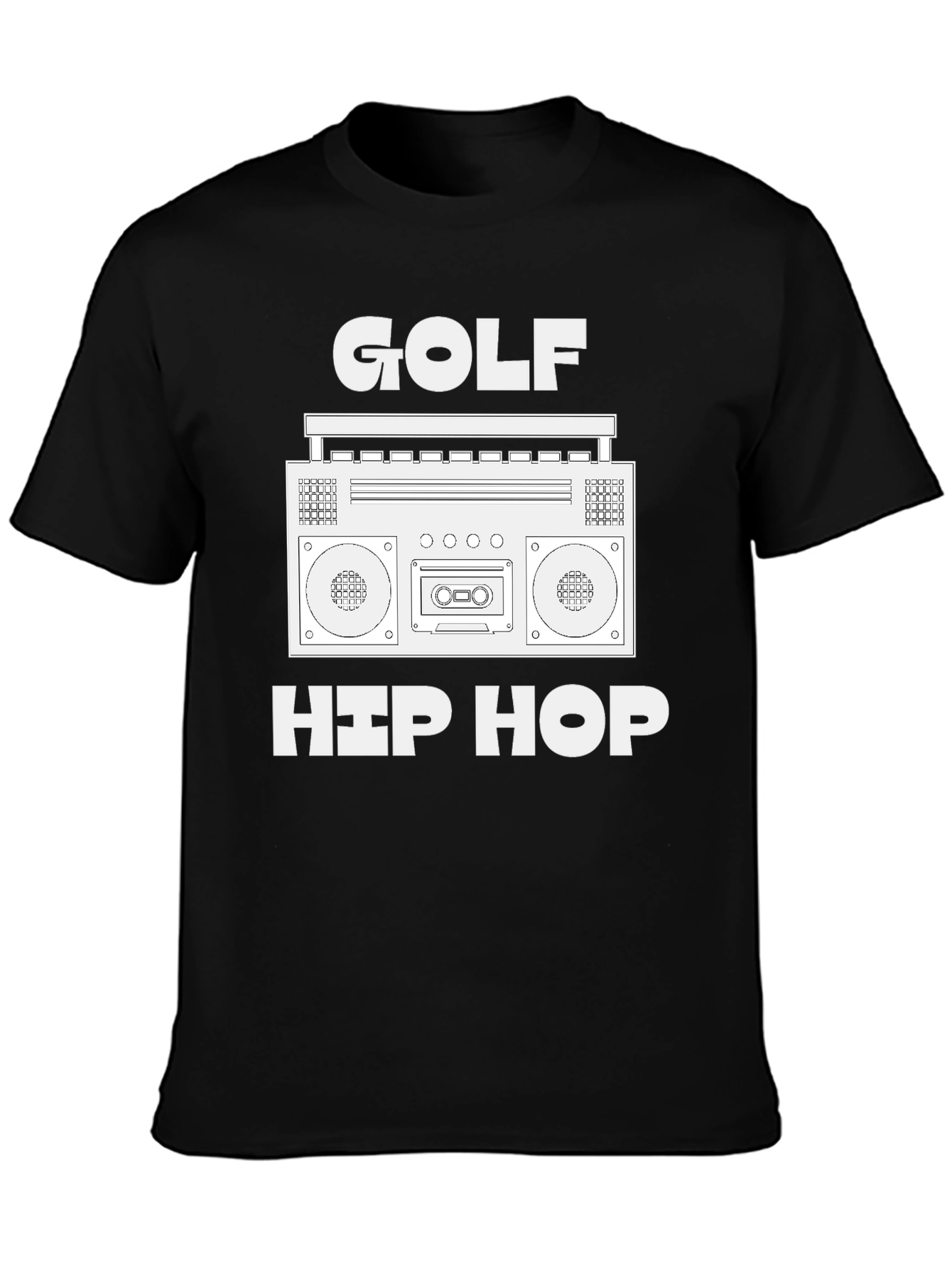 Golf Hip Hop Boombox Graphic Tee