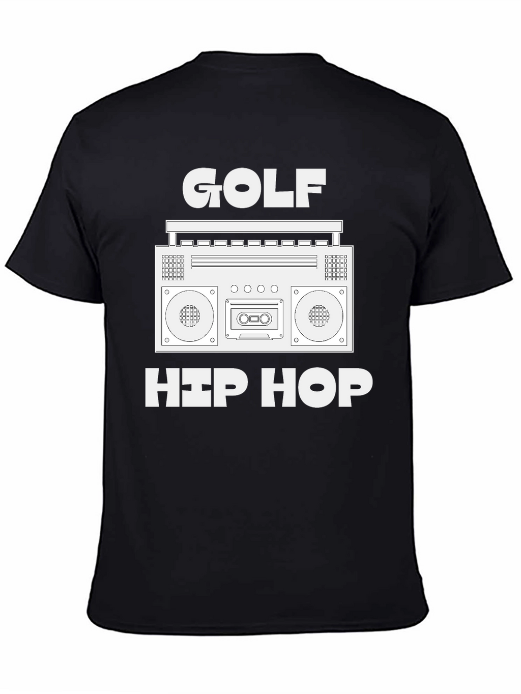 Golf Hip Hop Boombox Graphic Tee