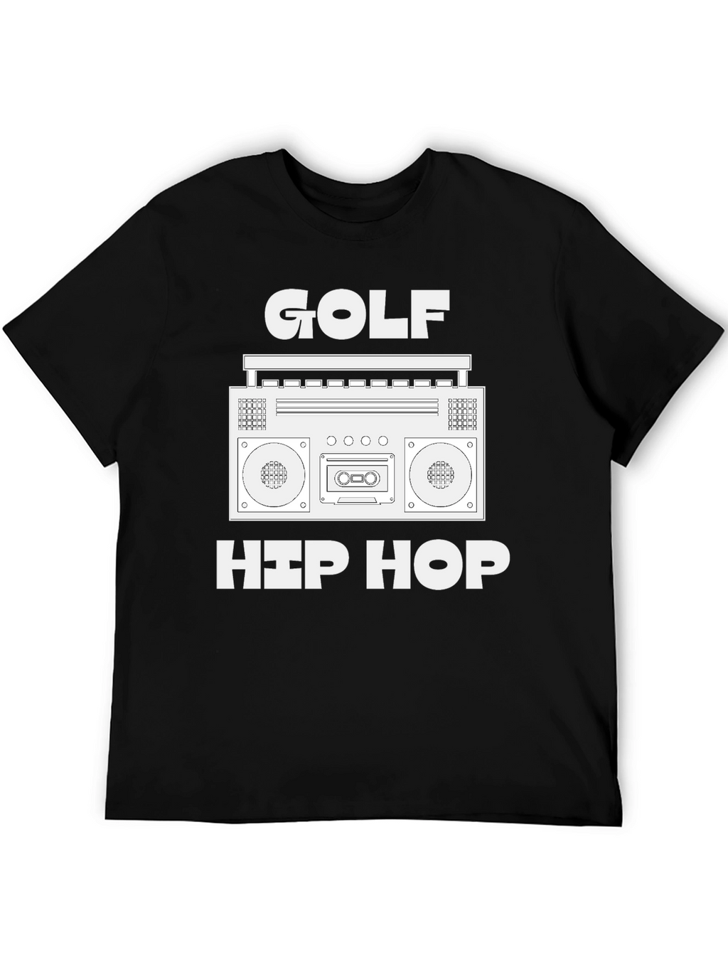 Golf Hip Hop Boombox Graphic Tee