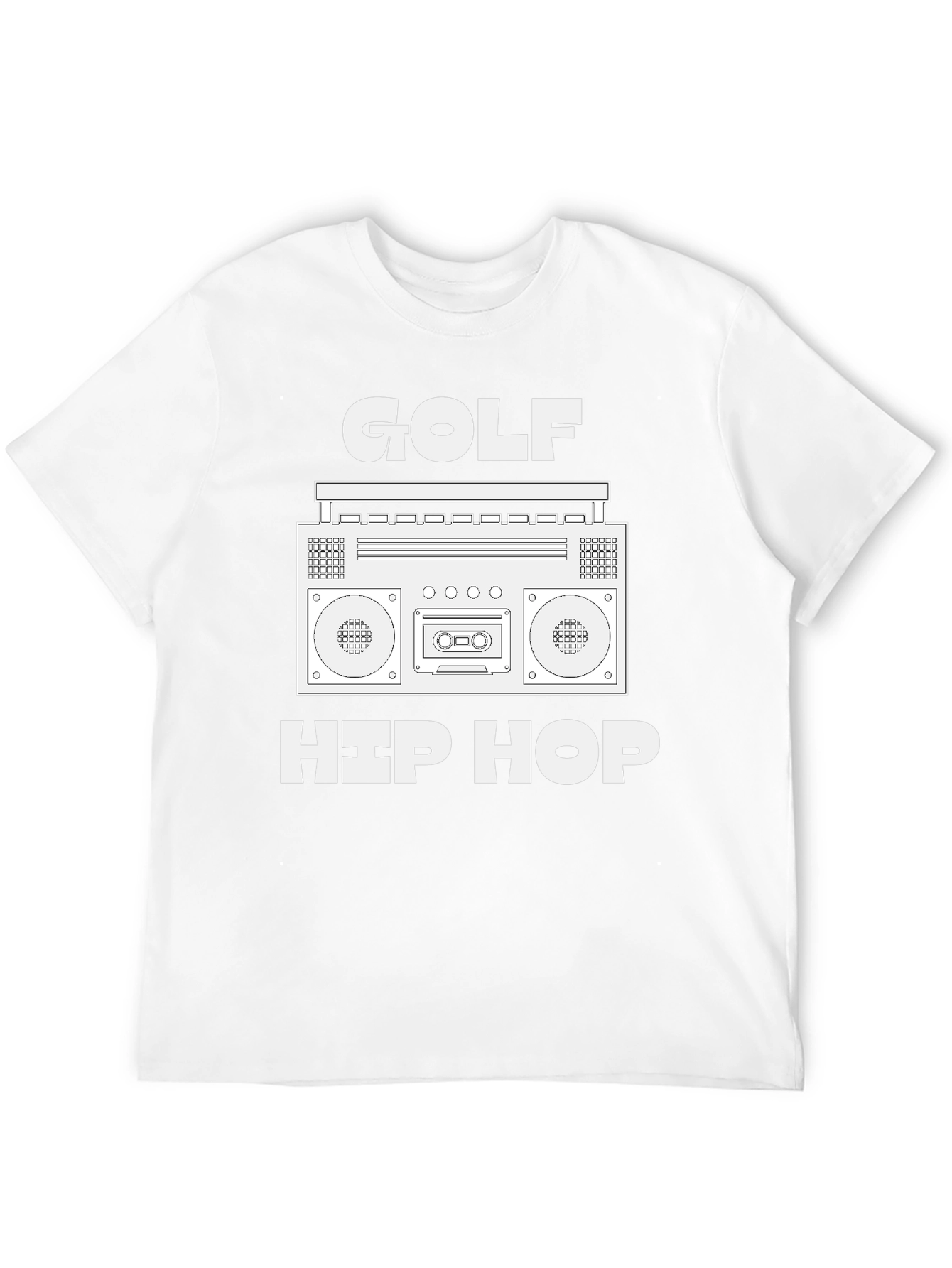 Golf Hip Hop Boombox Graphic Tee