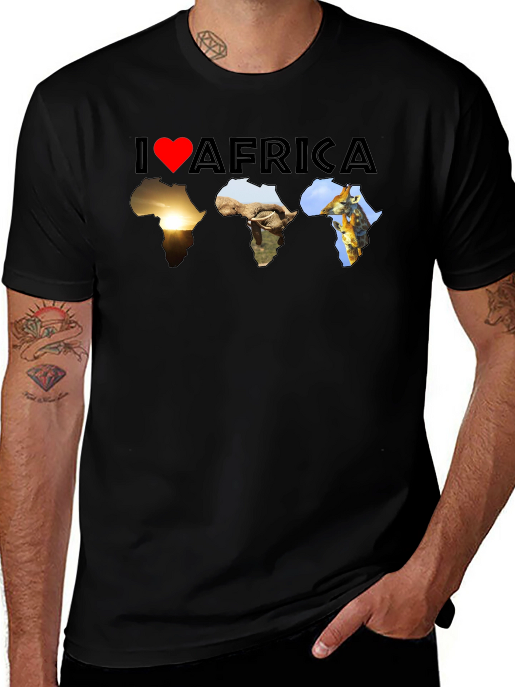 I Heart Africa Graphic T-Shirt