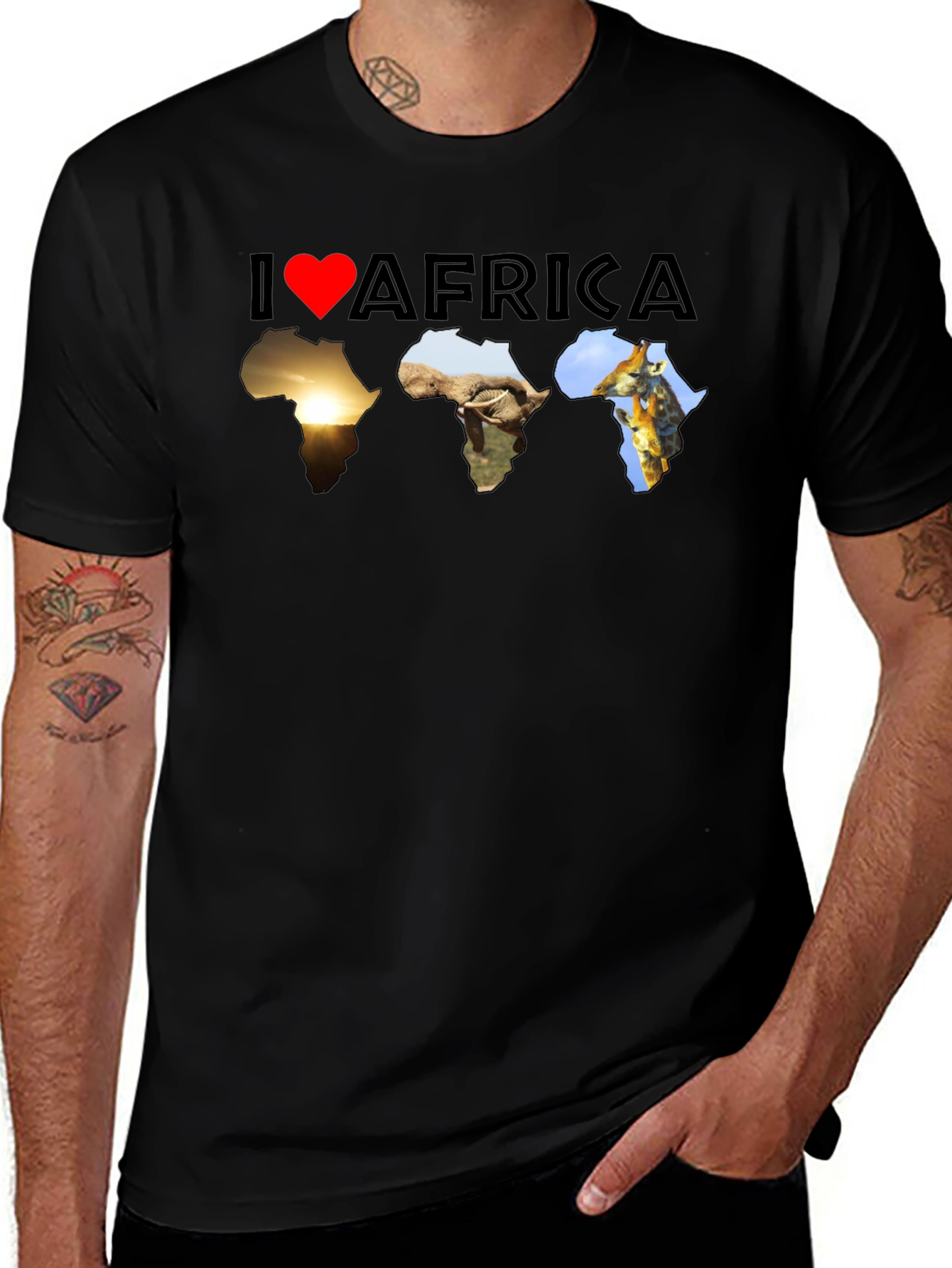 I Heart Africa Graphic T-Shirt