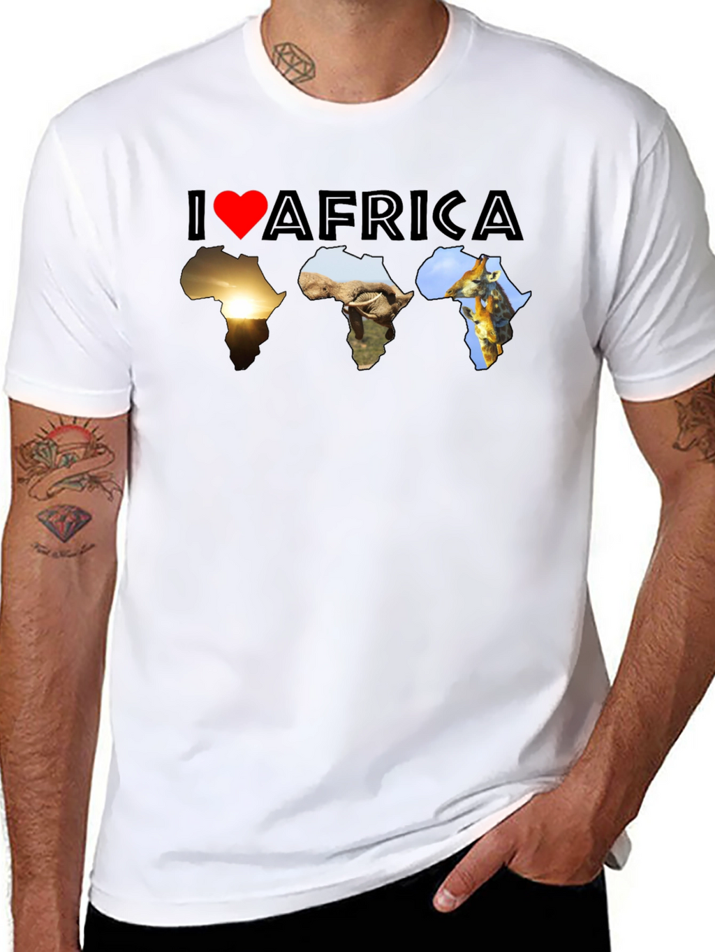 I Heart Africa Graphic T-Shirt
