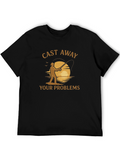 Cast Away Your Problems Graphic T-Shirt