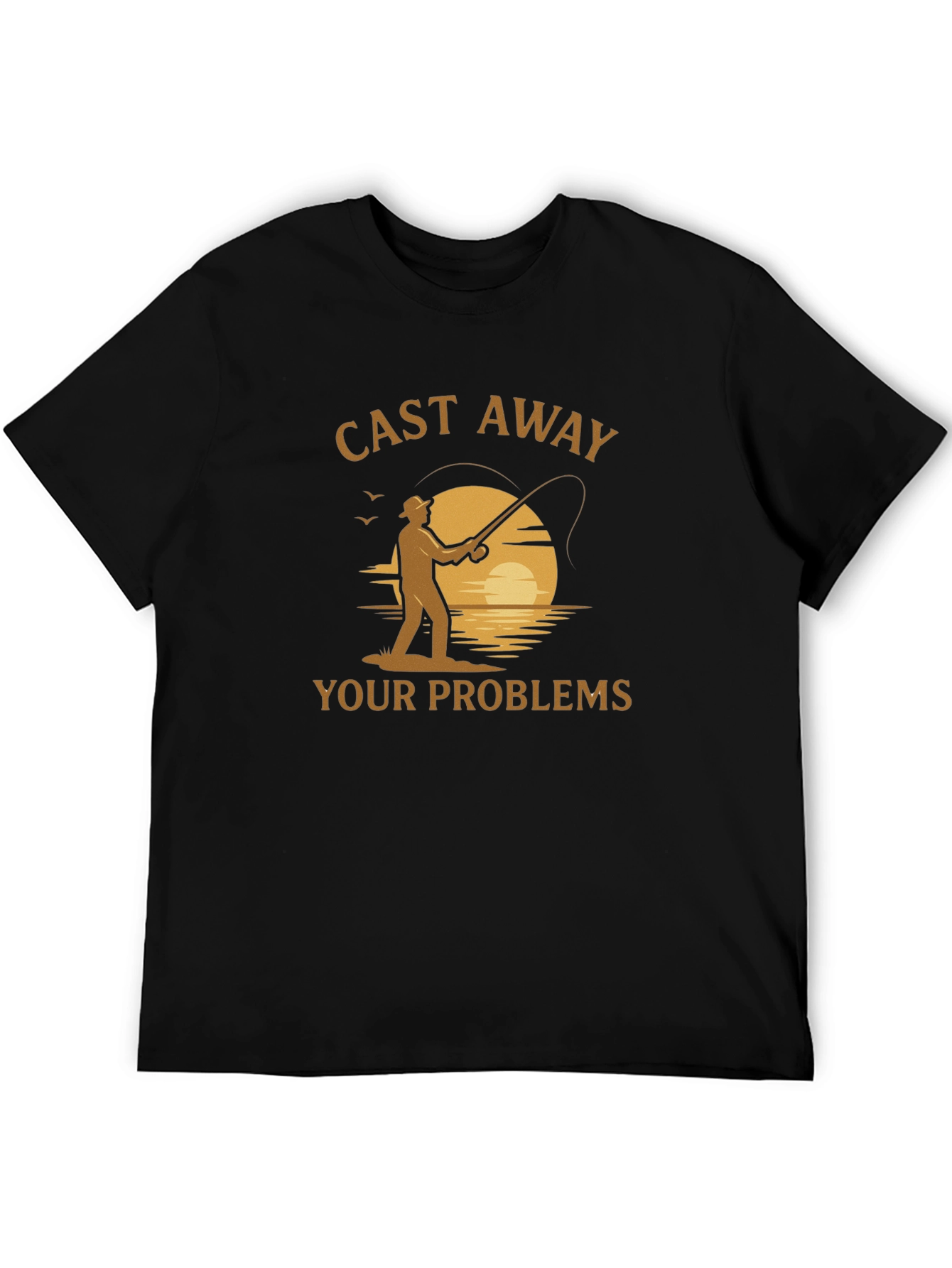 Cast Away Your Problems Graphic T-Shirt