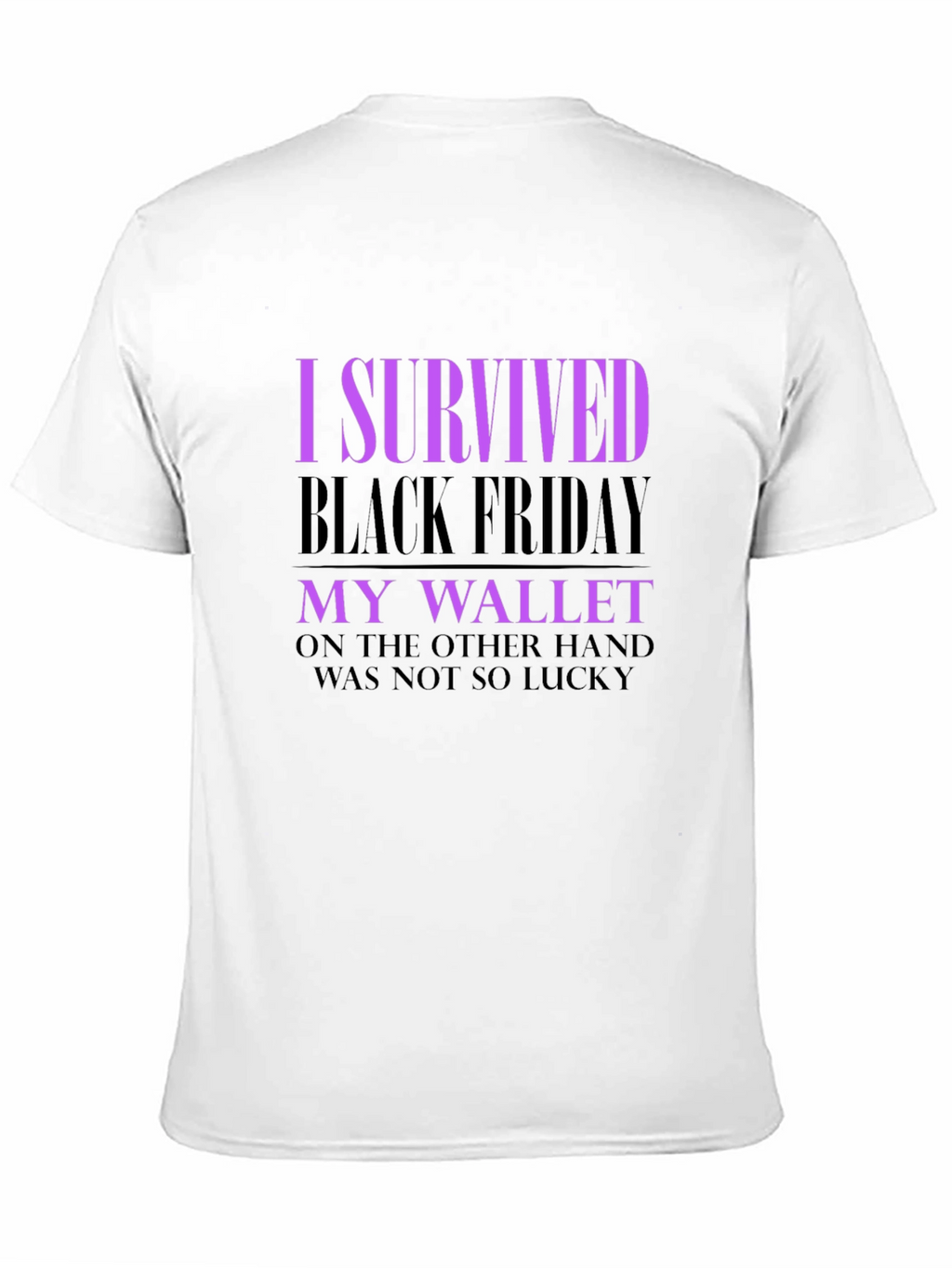 Black Friday Survivor Novelty T-Shirt