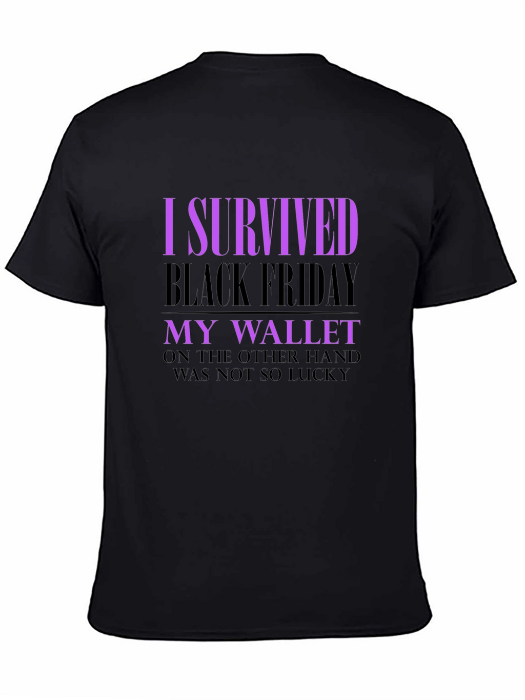 Black Friday Survivor Novelty T-Shirt