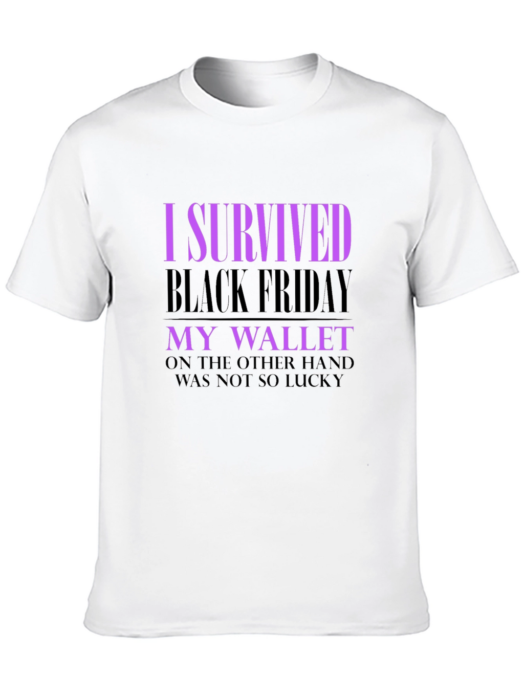 Black Friday Survivor Novelty T-Shirt