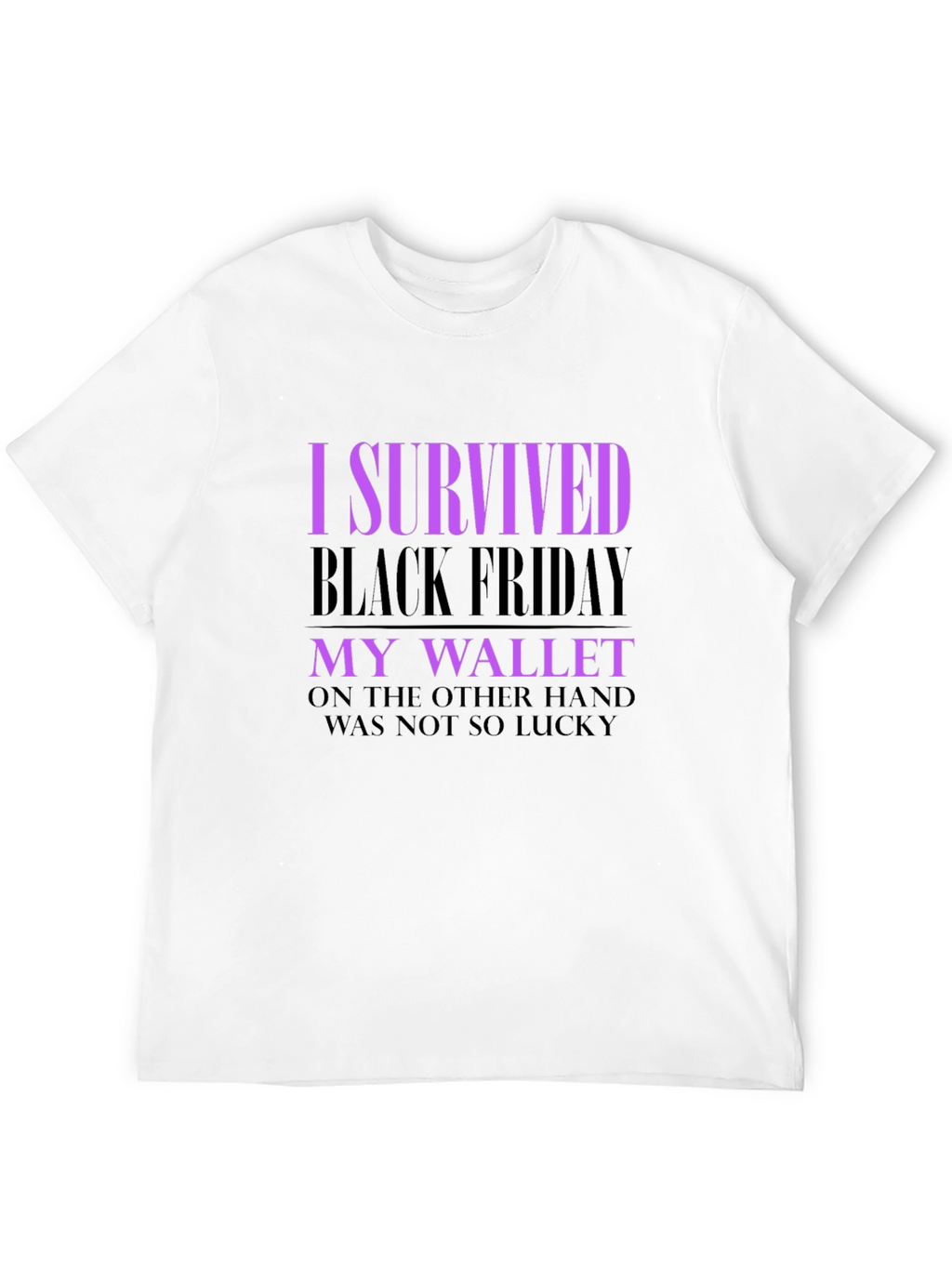Black Friday Survivor Novelty T-Shirt