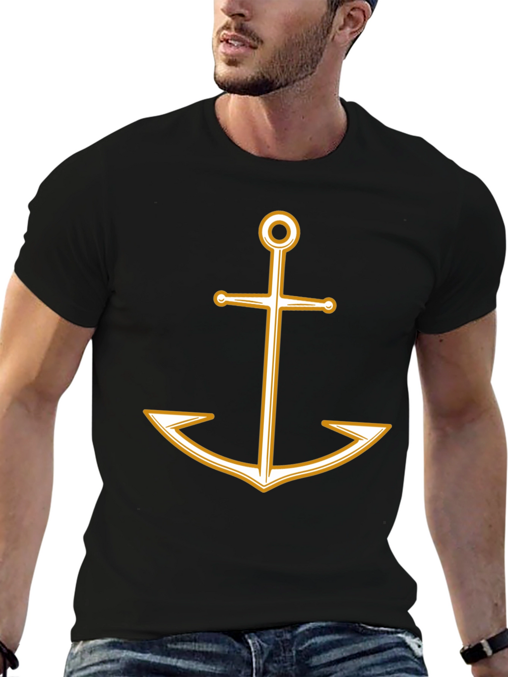 Nautical Anchor Graphic T-Shirt