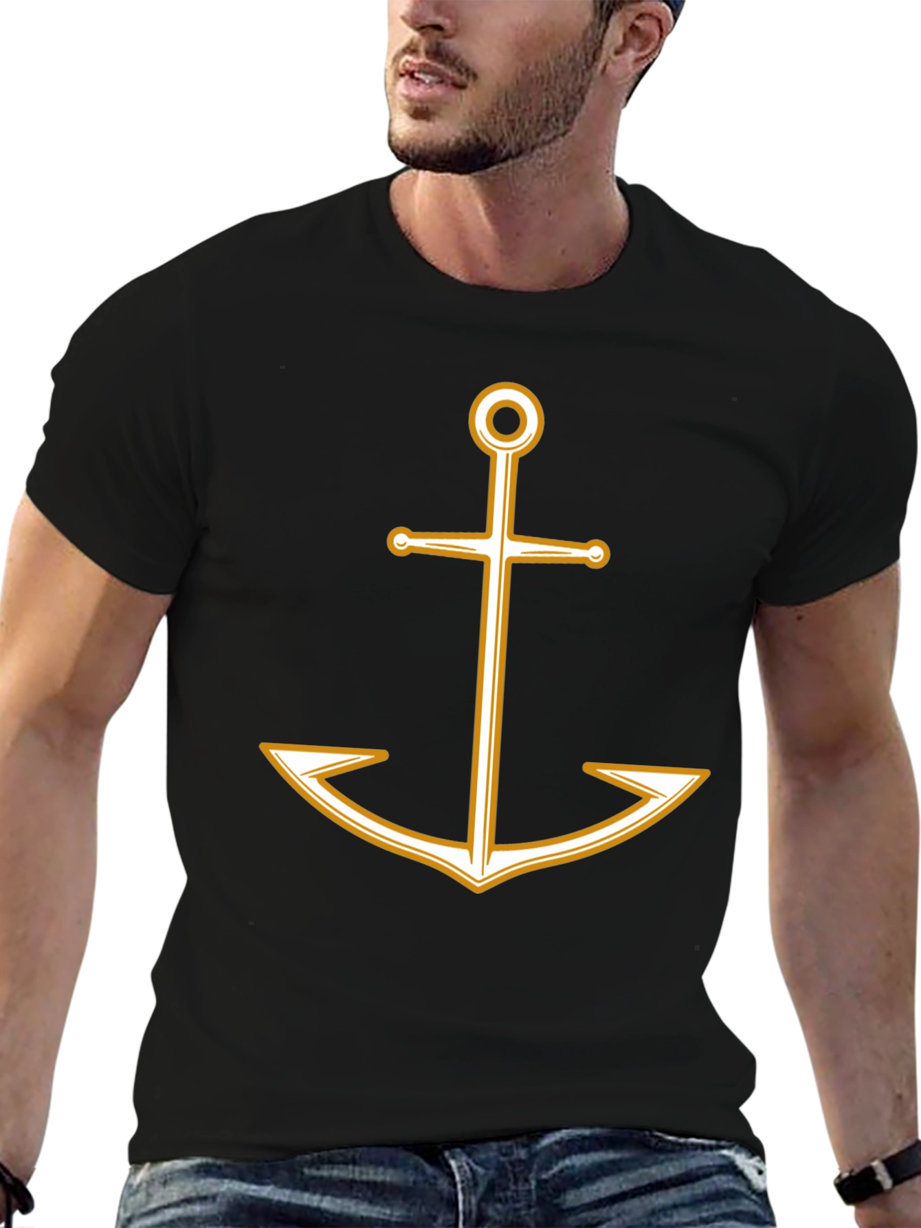 Nautical Anchor Graphic T-Shirt