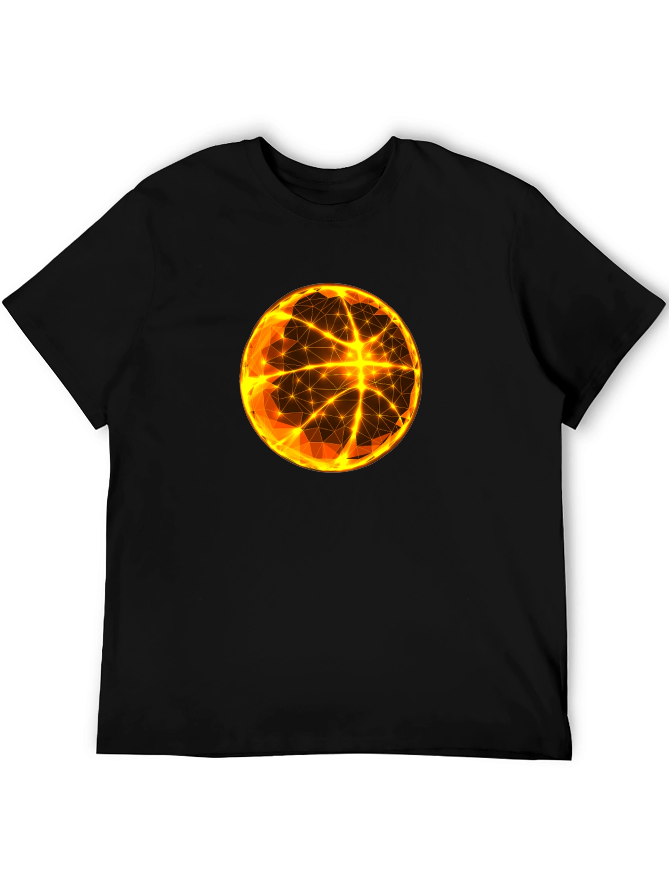 Geometric Sphere Graphic T-Shirt - Modern Abstract Design