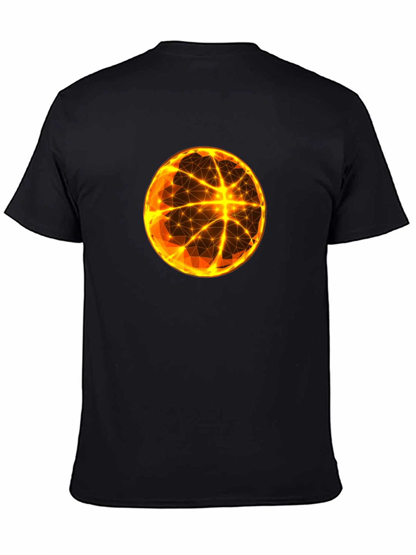 Geometric Sphere Graphic T-Shirt - Modern Abstract Design