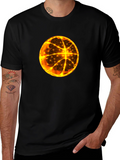 Geometric Sphere Graphic T-Shirt - Modern Abstract Design