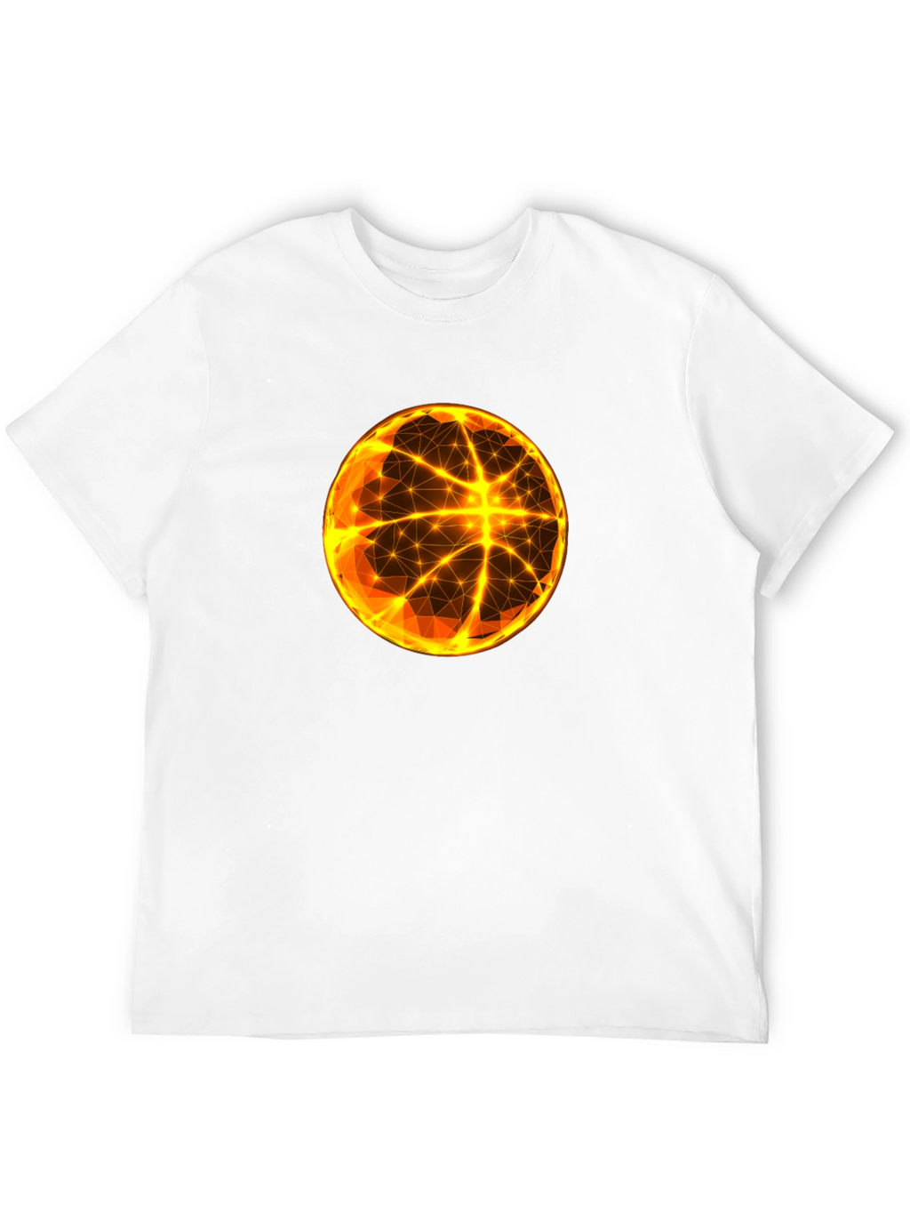 Geometric Sphere Graphic T-Shirt - Modern Abstract Design