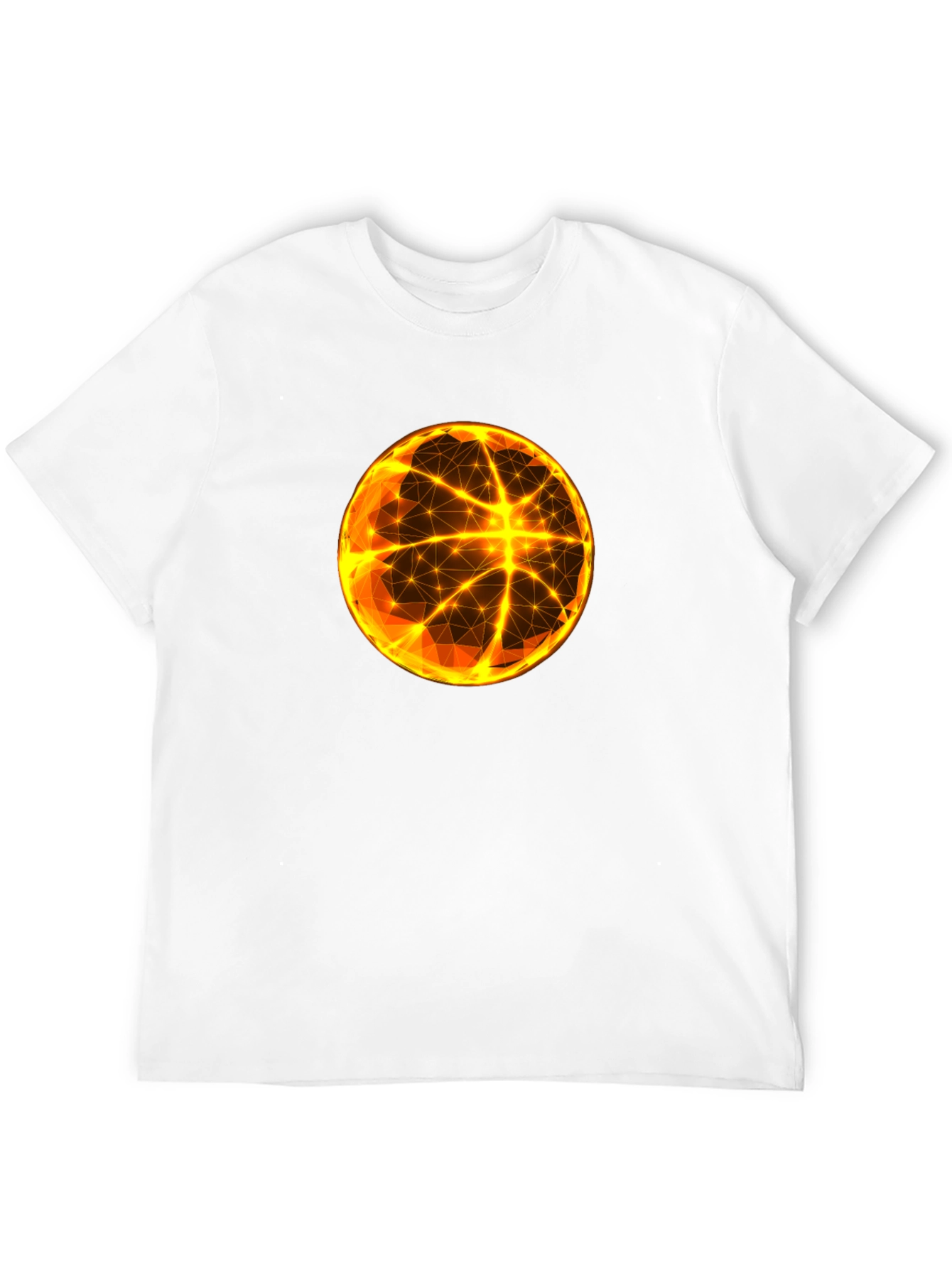 Geometric Sphere Graphic T-Shirt - Modern Abstract Design