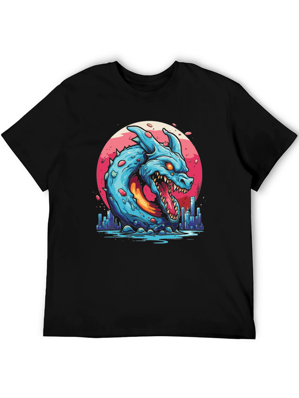 Monster Dragon Graphic T-Shirt