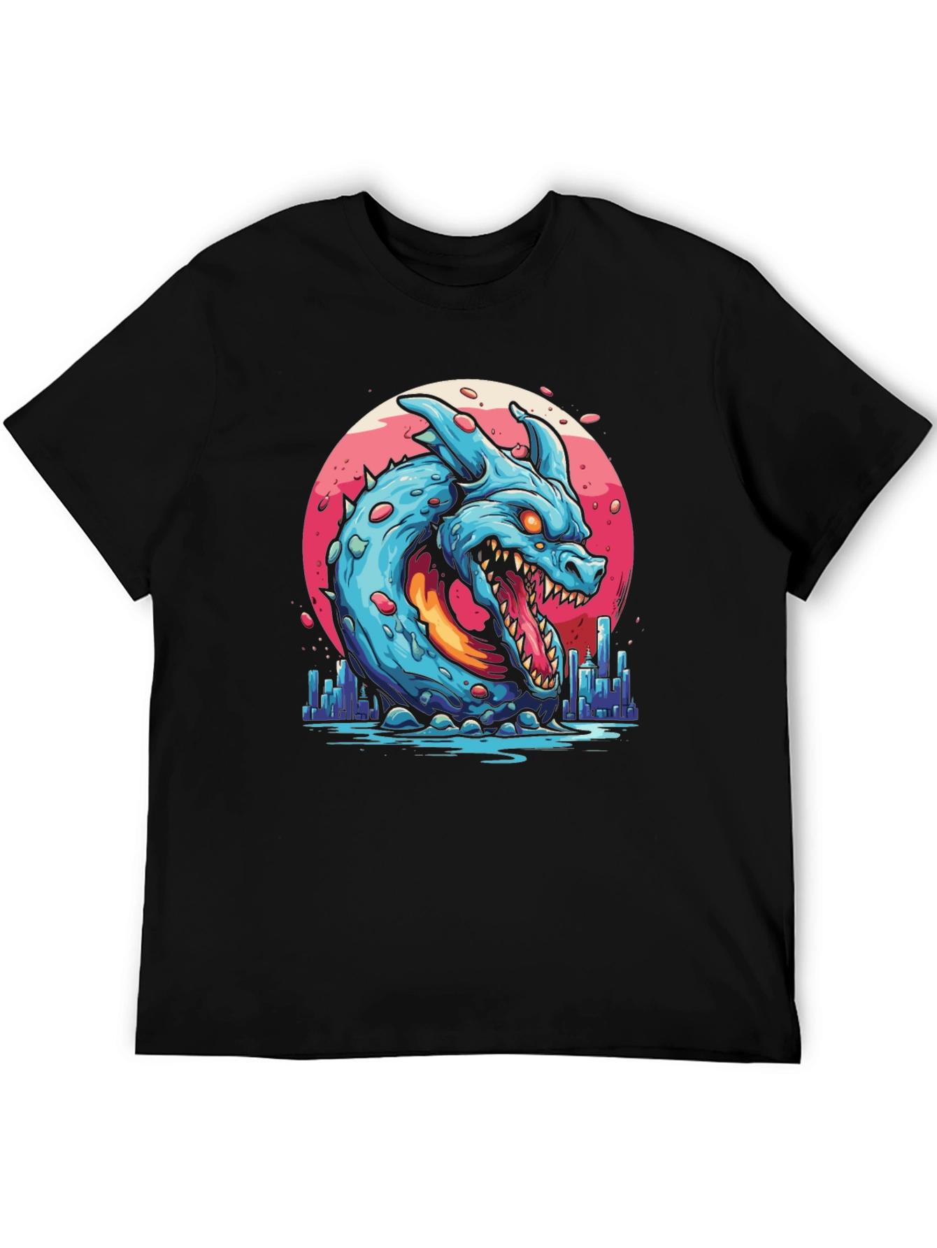 Monster Dragon Graphic T-Shirt