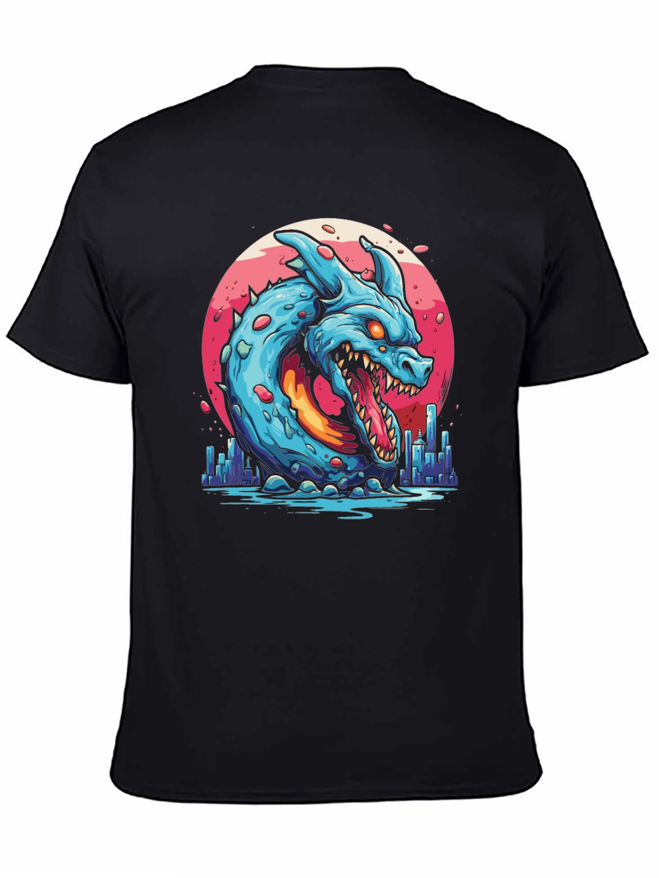Monster Dragon Graphic T-Shirt