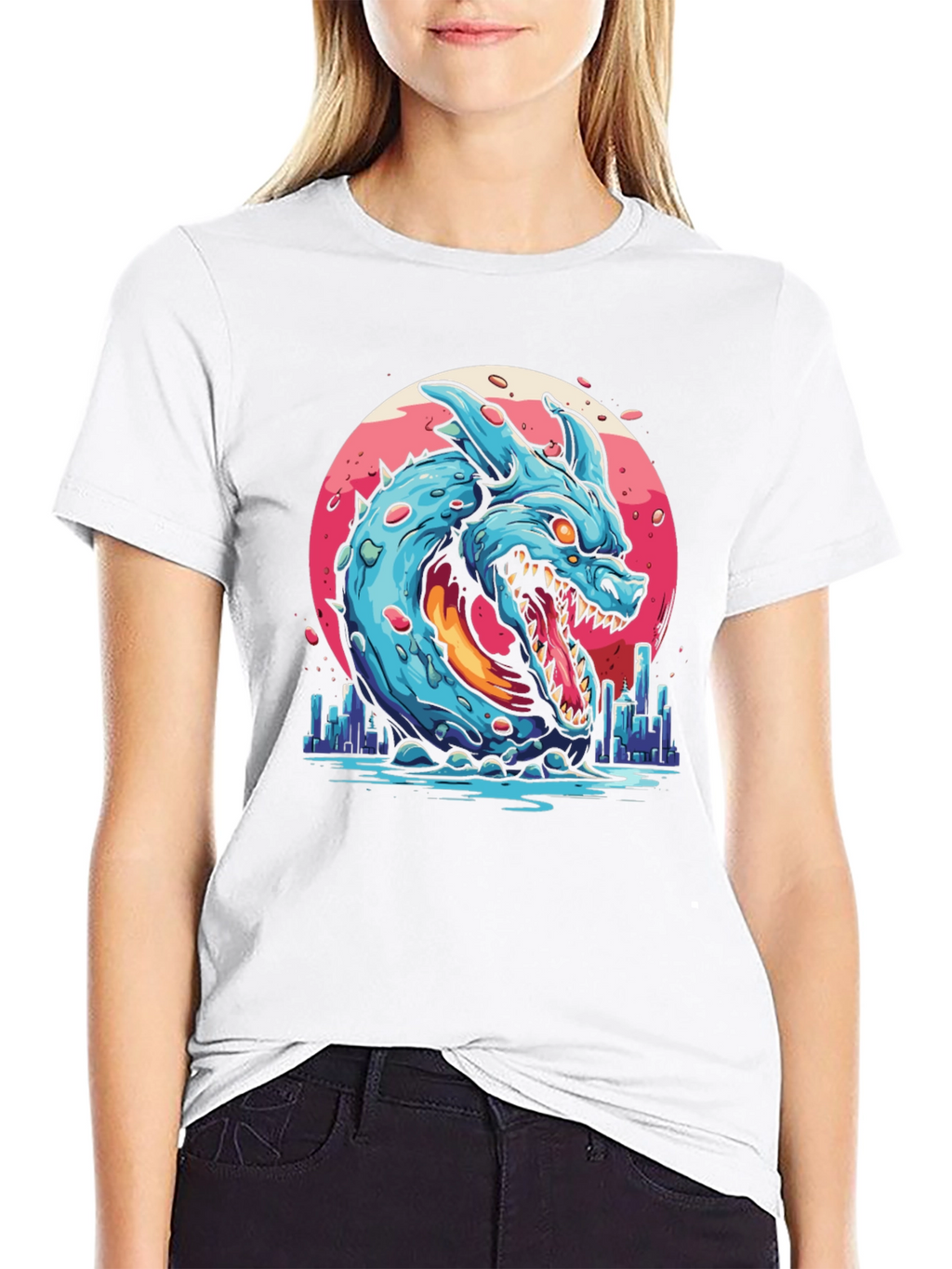 Monster Dragon Graphic T-Shirt