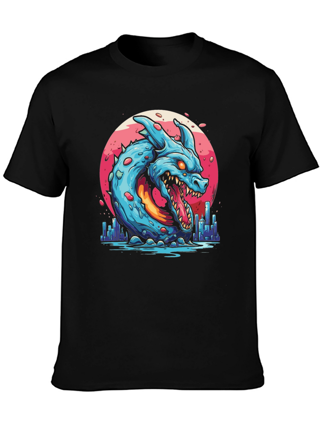 Monster Dragon Graphic T-Shirt