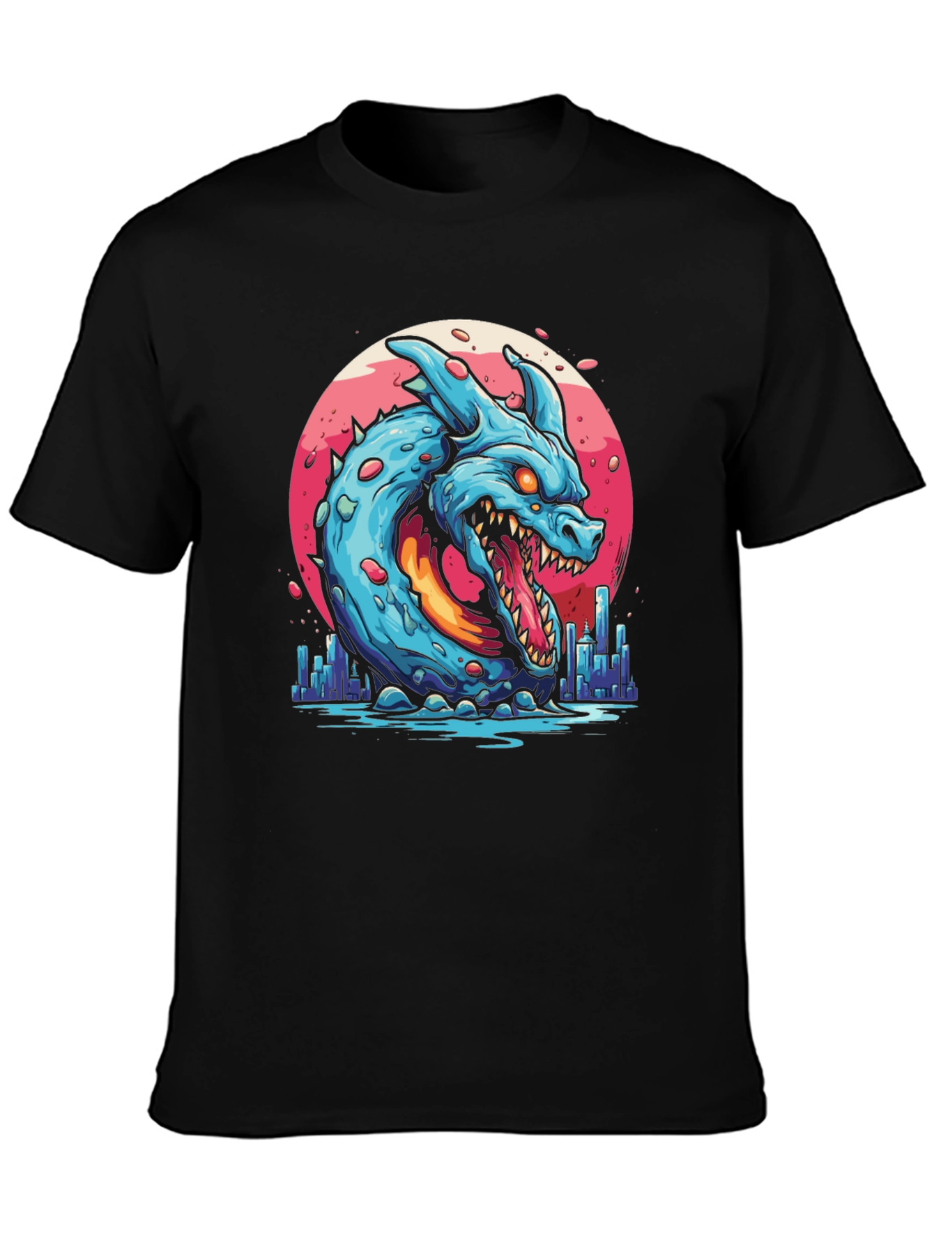 Monster Dragon Graphic T-Shirt