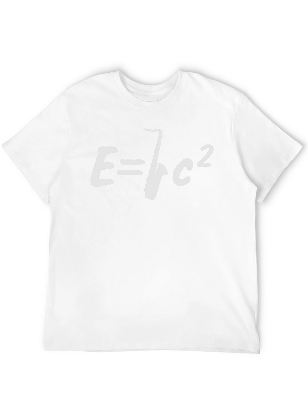 E=Saxophone C Squared Black T-Shirt