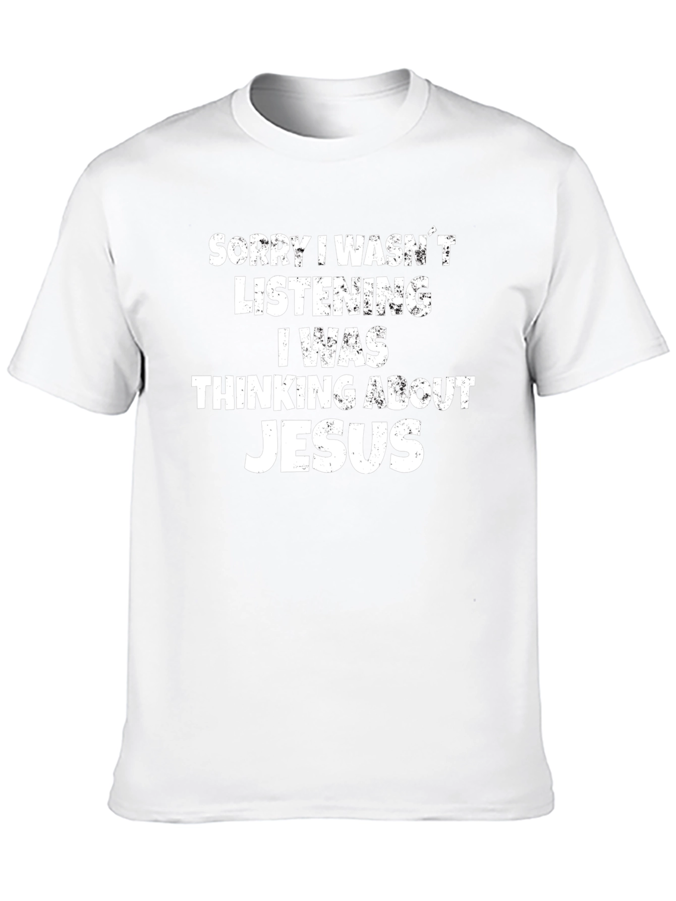 Thinking About Jesus T-Shirt - Funny Christian Tee