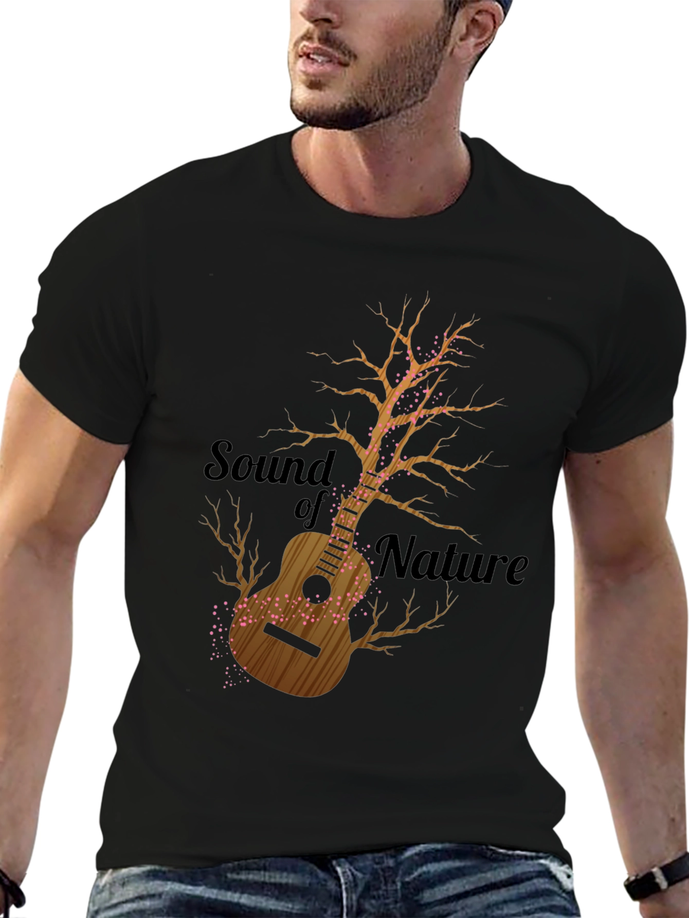 Natures Sound Tee - Guitar Tree Design