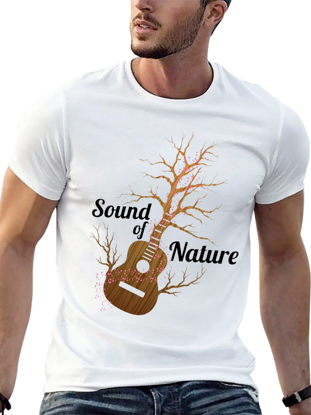 Natures Sound Tee - Guitar Tree Design