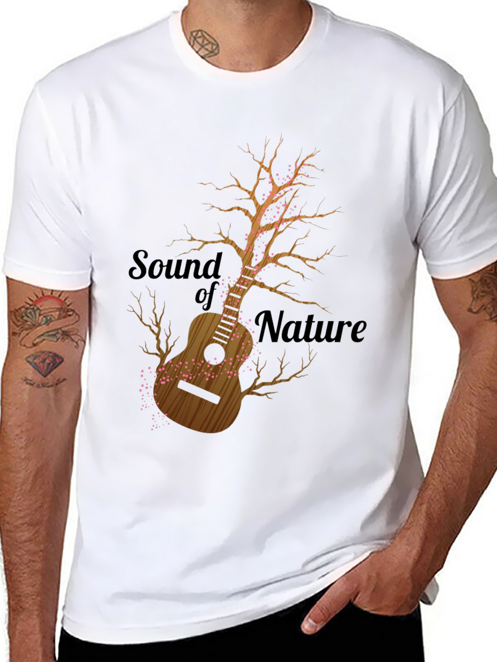 Natures Sound Tee - Guitar Tree Design