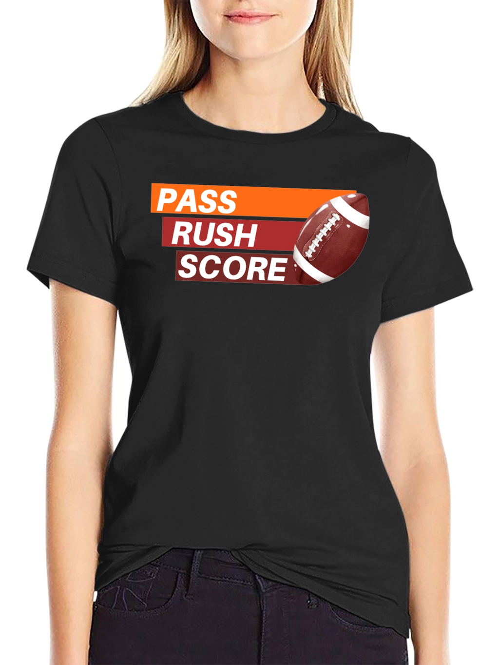 Pass Rush Score Football T-Shirt