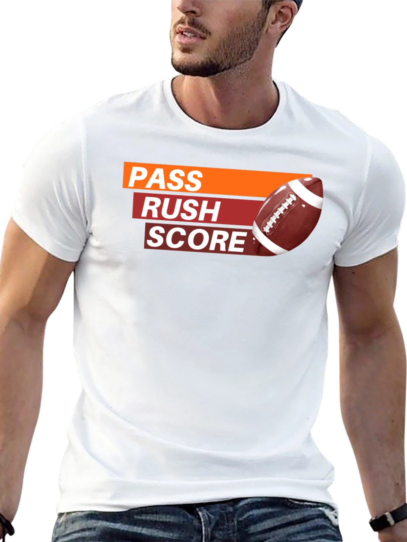 Pass Rush Score Football T-Shirt