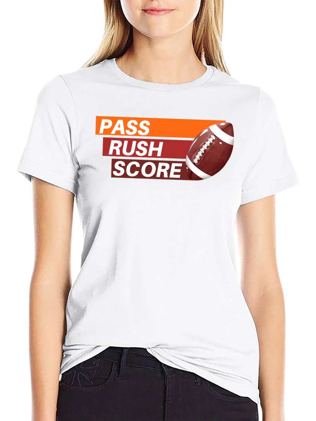 Pass Rush Score Football T-Shirt