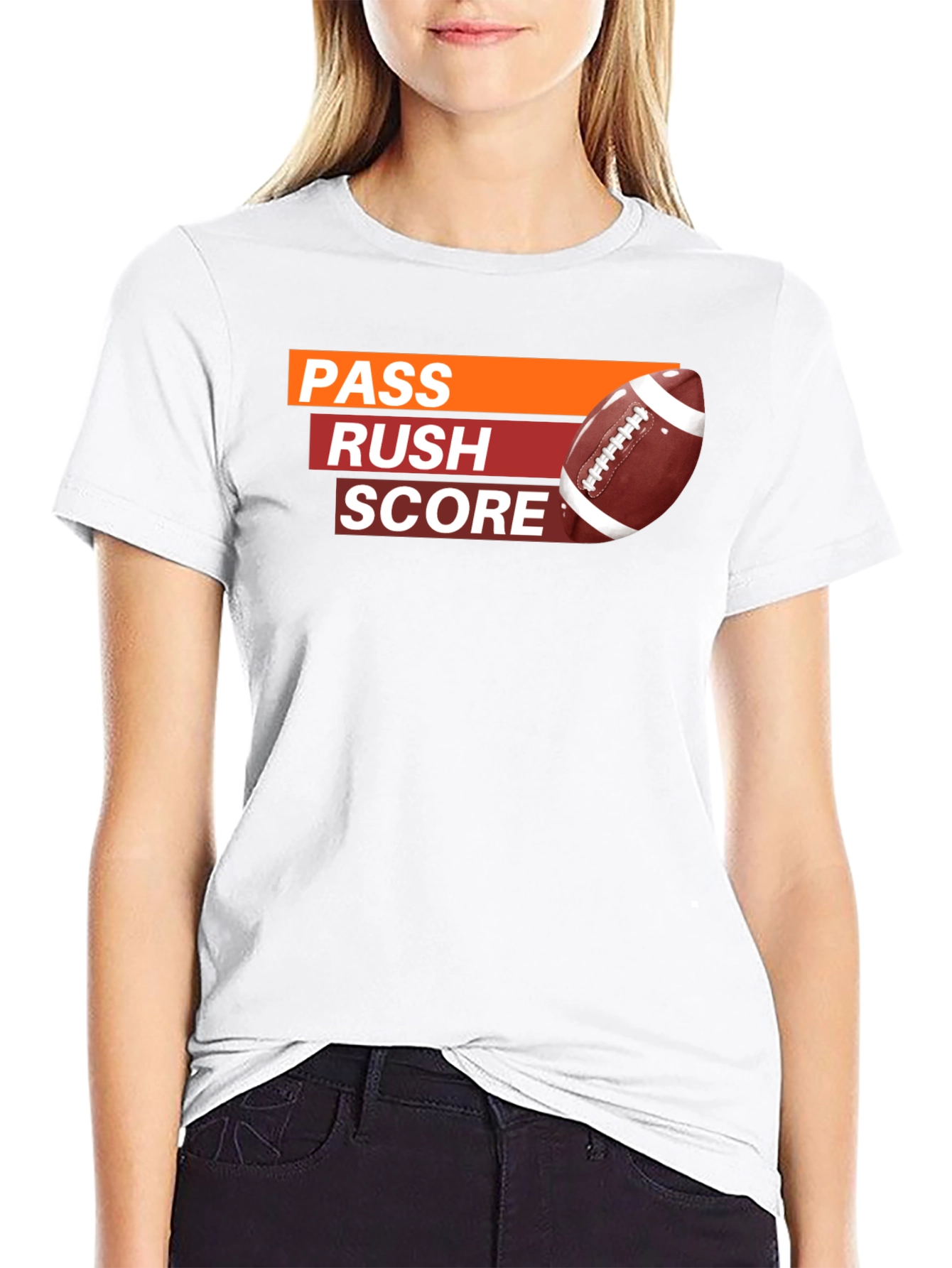 Pass Rush Score Football T-Shirt