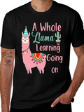 A Whole Llama Learning Going On T-Shirt