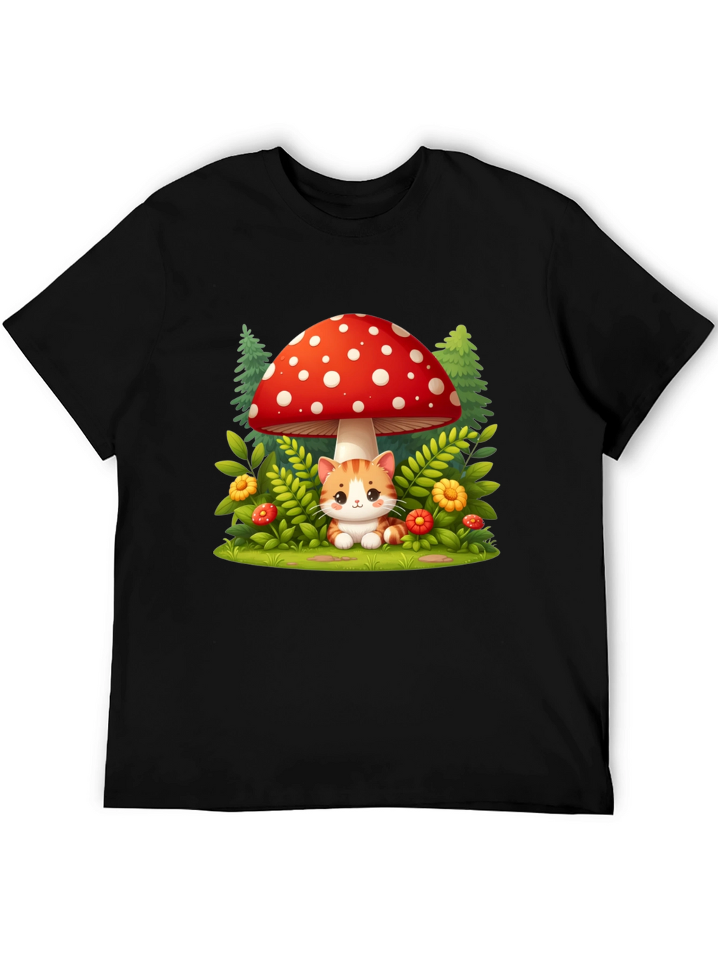 Mushroom Cat T-Shirt