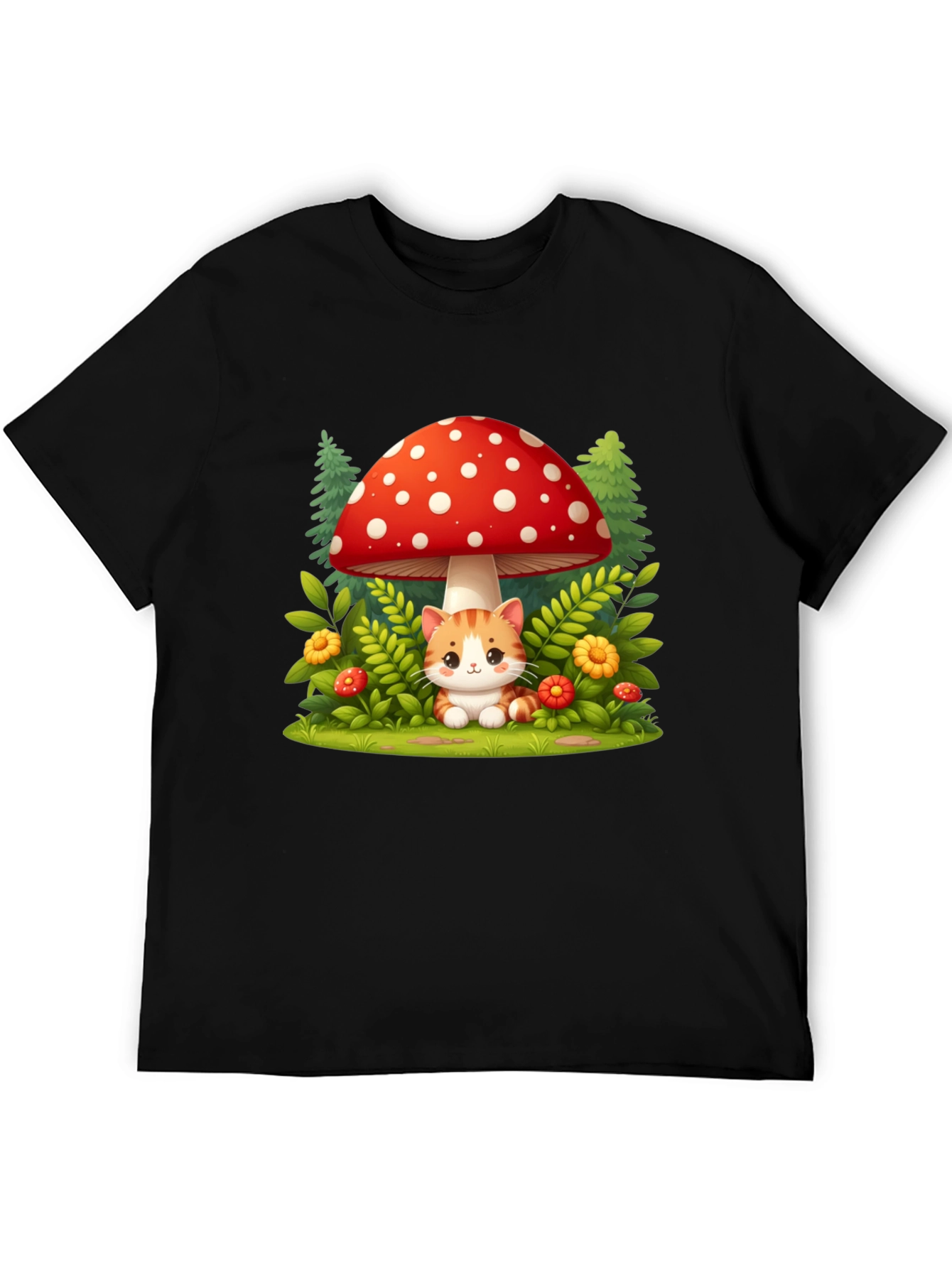 Mushroom Cat T-Shirt