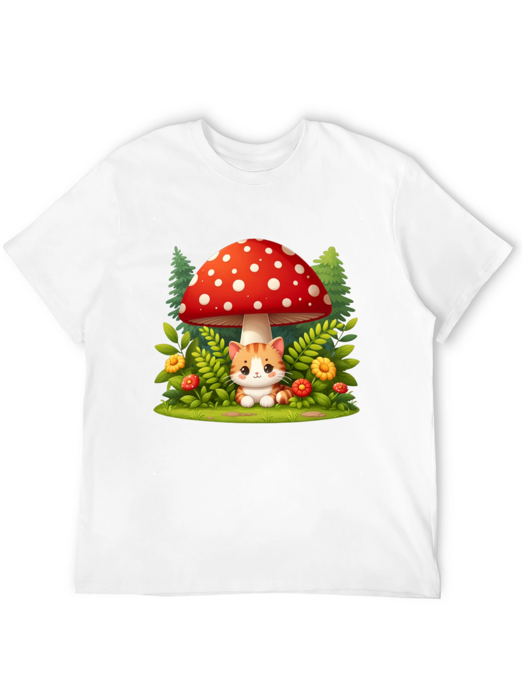 Mushroom Cat T-Shirt