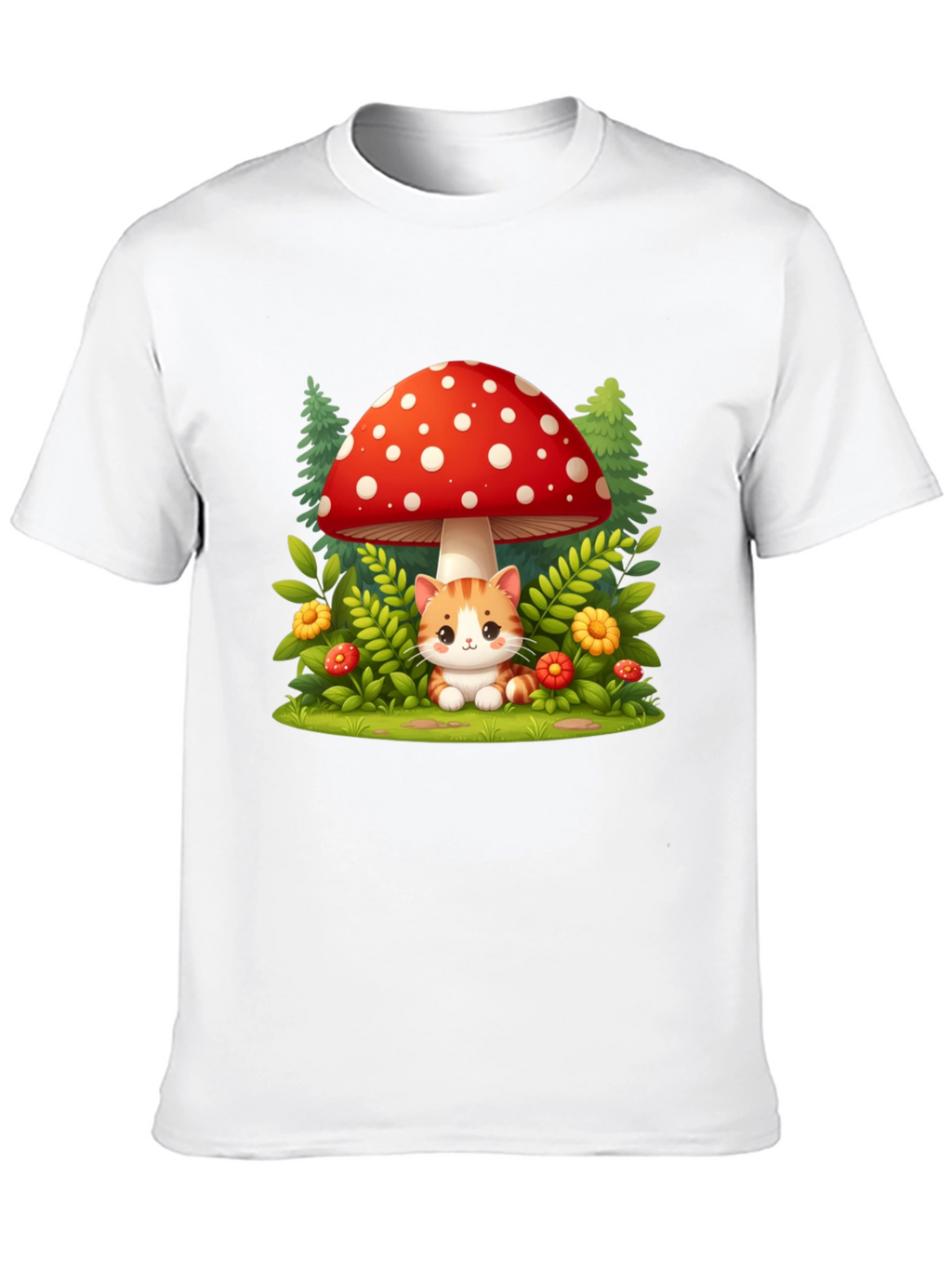Mushroom Cat T-Shirt