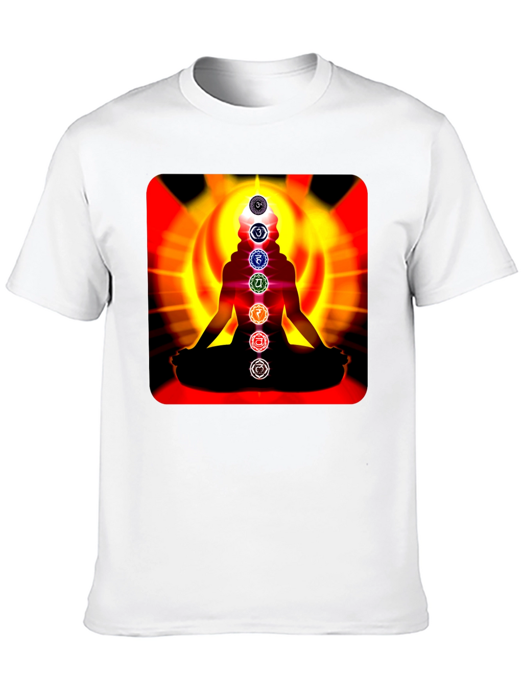 Chakra Meditation T-Shirt - Spiritual Design