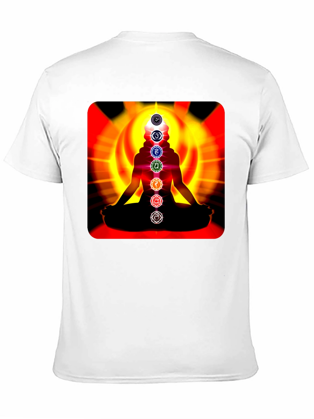 Chakra Meditation T-Shirt - Spiritual Design