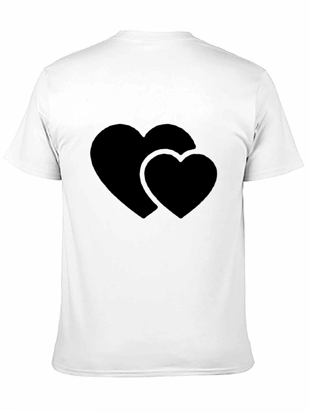 Heart to Heart Black T-Shirt