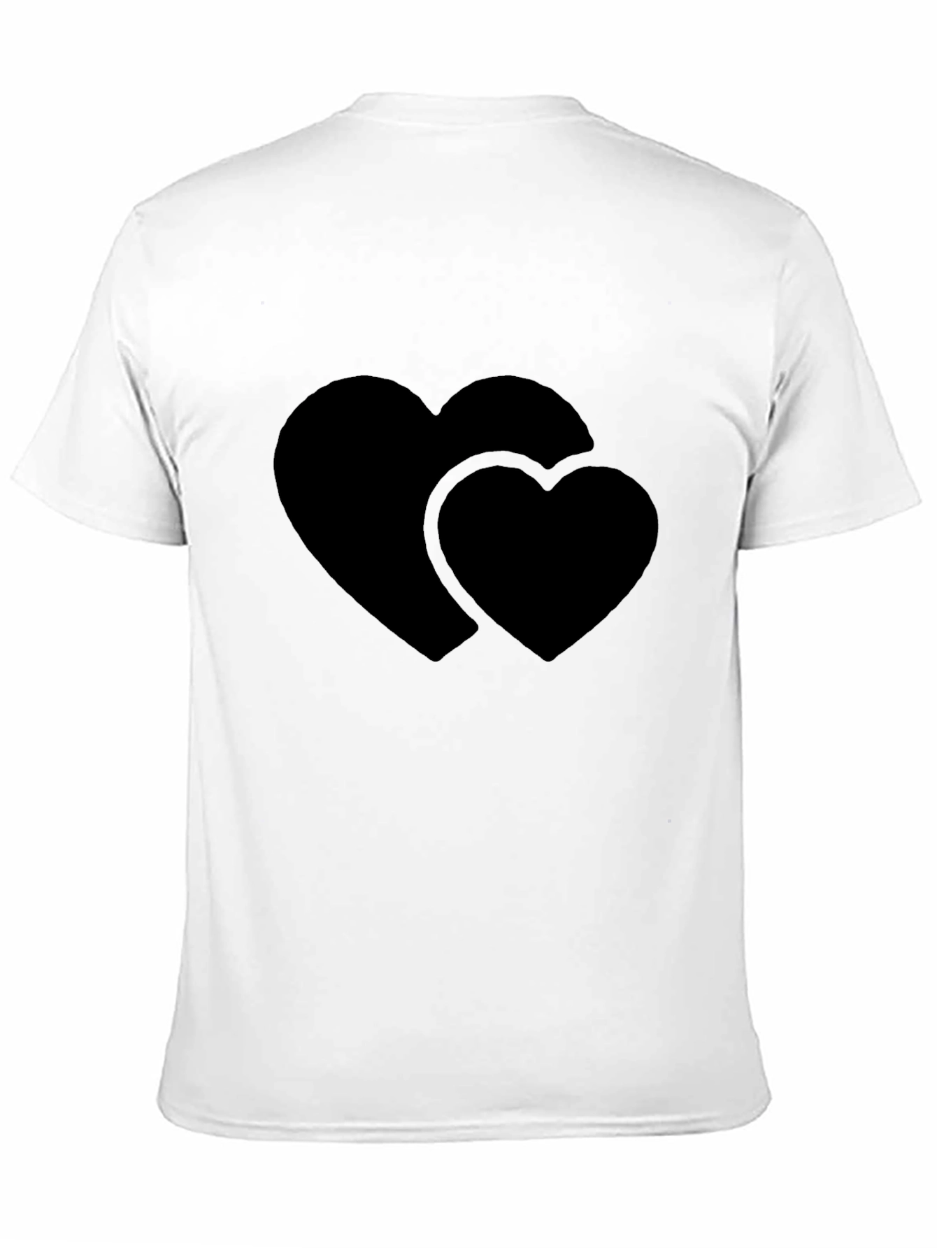 Heart to Heart Black T-Shirt