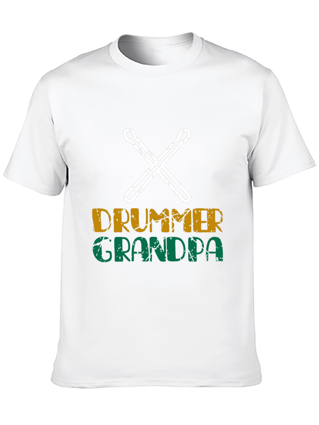 Drummer Grandpa Black T-Shirt