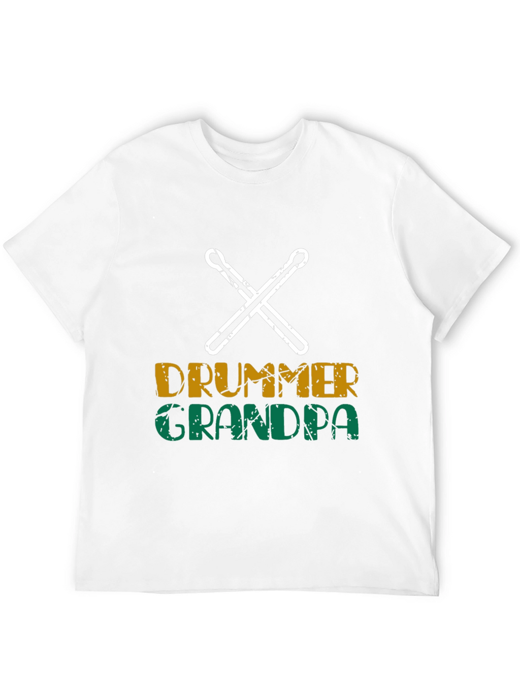 Drummer Grandpa Black T-Shirt