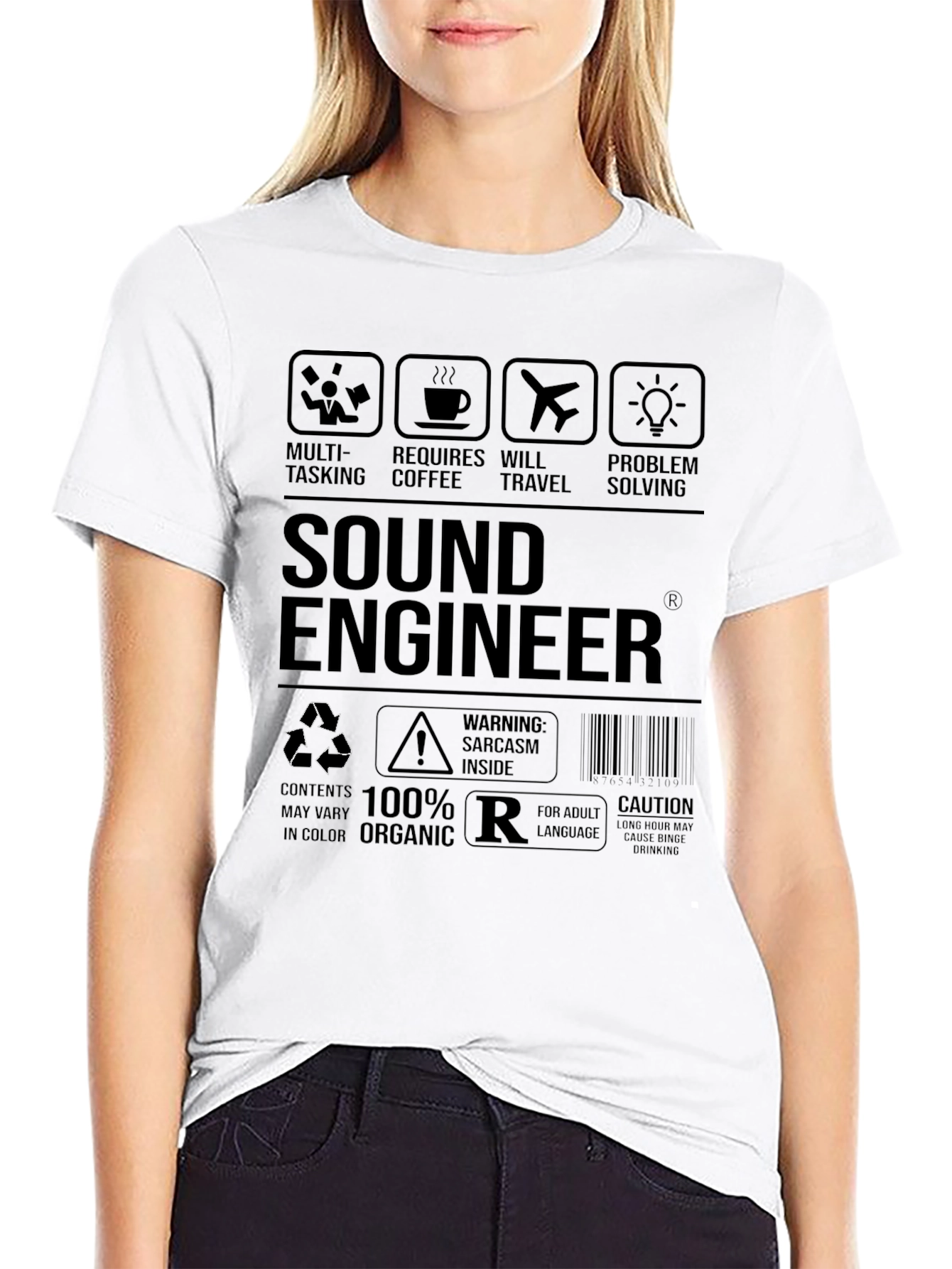 Sound Engineer Sarcasm Graphic T-Shirt