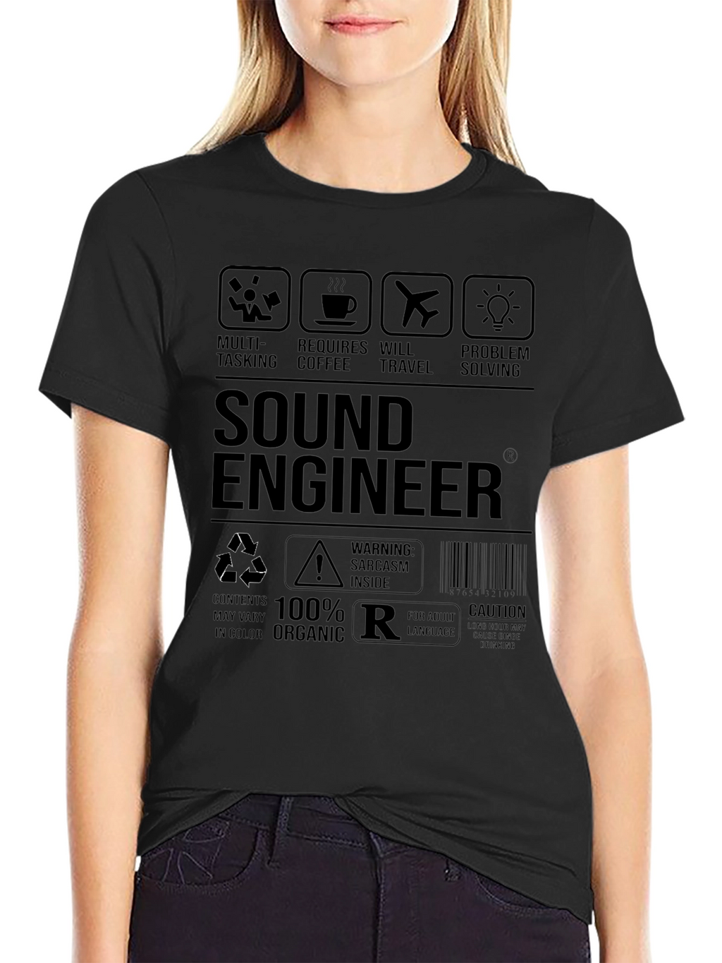 Sound Engineer Sarcasm Graphic T-Shirt