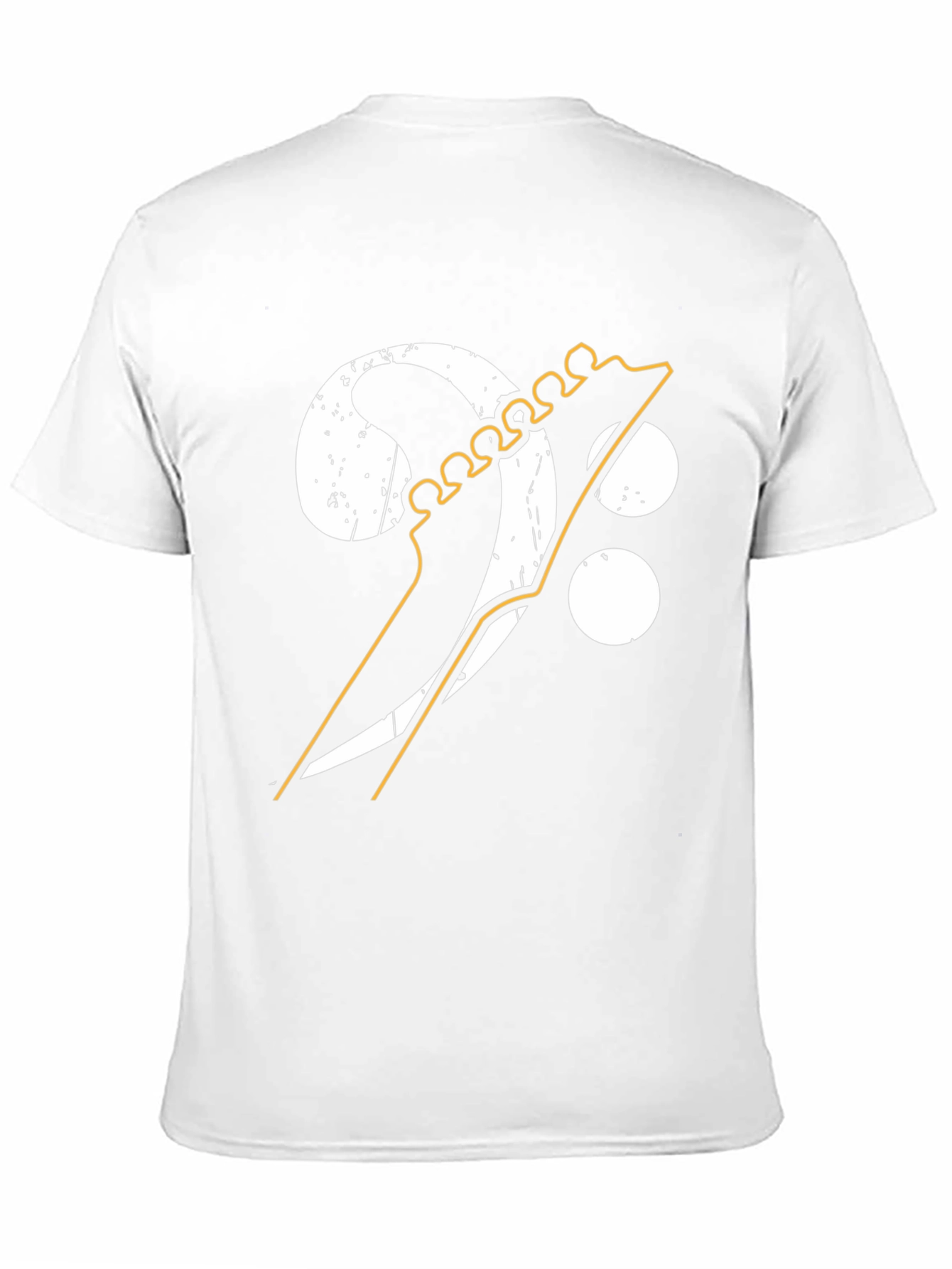 Bass Clef Guitar Graphic Tee - Music Lover Shirt